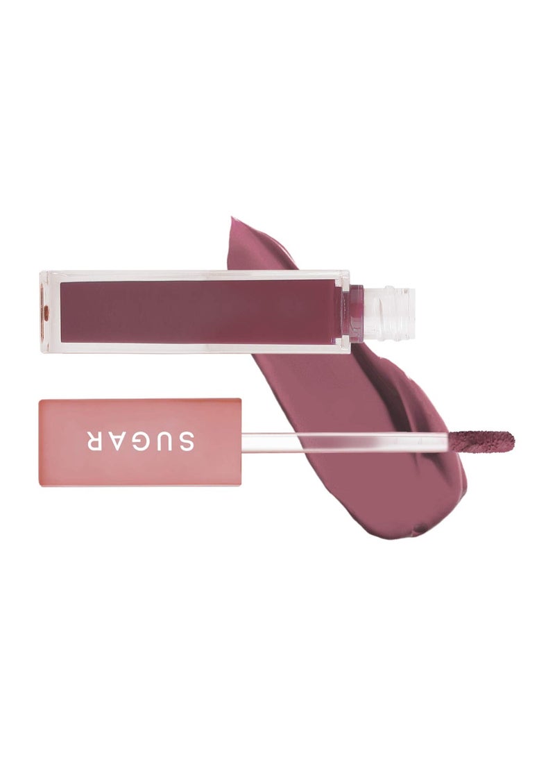 SUGAR Cosmetics Mettle Matte Liquid Lipstick For Women | Highly Pigmented | Transferproof & Long Lasting |7Ml - 03 Estella (Neutral Pinky Brown) - Image 3